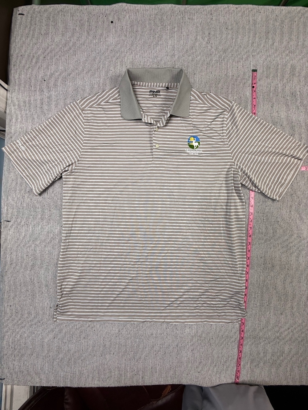 PING Performance Shenandoah Golf Club Men's XL Striped Polo